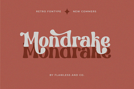 Mondrake, a Symbol Font by Flawless And Co