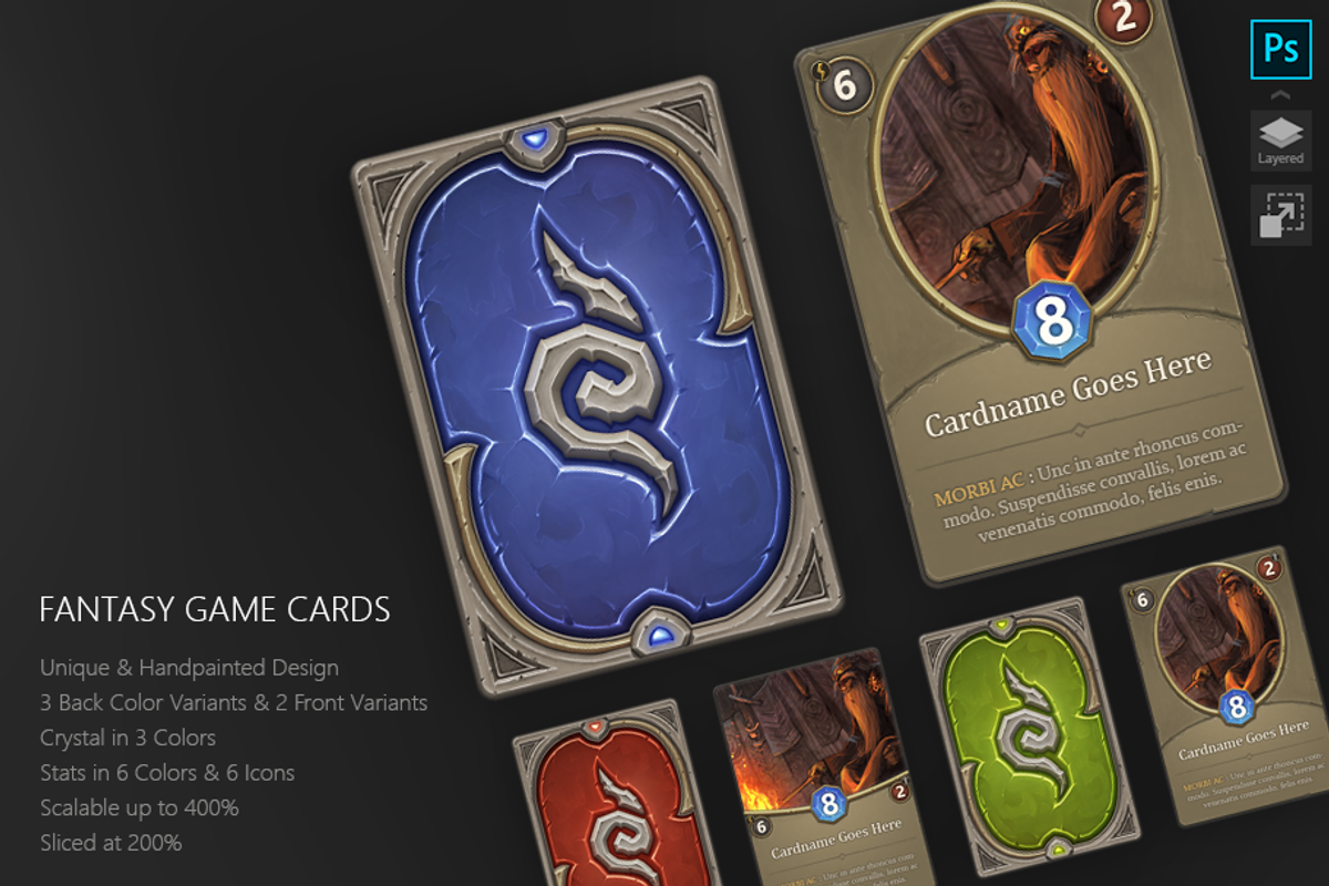Fantasy Game Cards 4, a Graphic by EvilSystem (Photo 1 of 5)