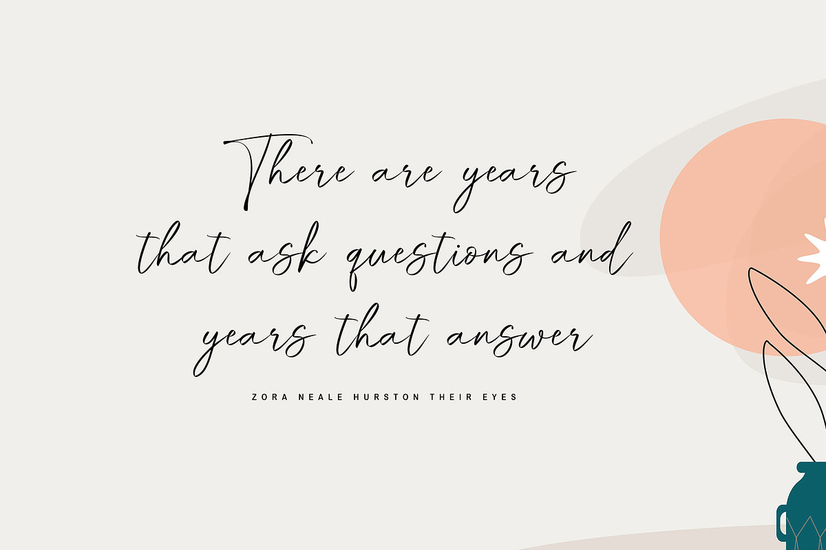Fountain Script, a Script Font by moriztype (Photo 3 of 6)