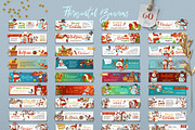 Cute Snowmen Set, a Decorative Illustration by MaljukArt (Thumbnail 11 of 14)