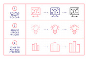 Goals & Strategy Icons, an Outline Icon by Made by Made (Thumbnail 3 of 8)