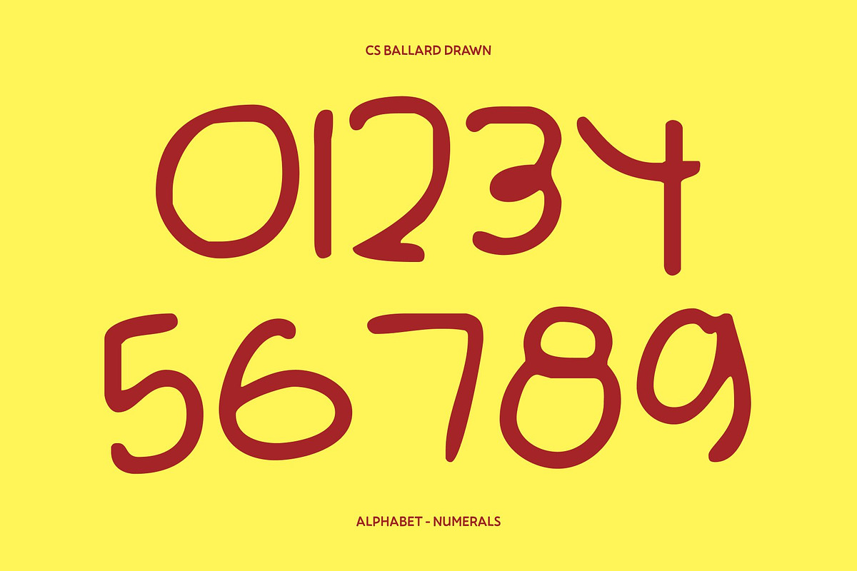 CS Ballard Drawn, a Sans Serif Font by Craft Supply Co. (Photo 6 of 8)
