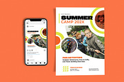 Summer Camp Circle, a Poster Template by Me55enjah Design (Thumbnail 1 of 4)