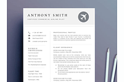 Pilot resume & cover letter template, a Resume Template by Climbwithelevator (Thumbnail 1 of 11)