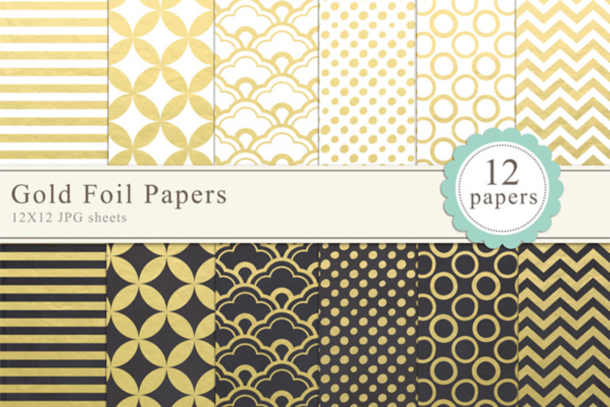 Gold Foil Papers