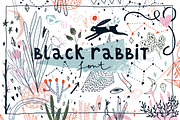 Black Rabbit | Font, a Font by Daria Miazhevich (Thumbnail 1 of 5)