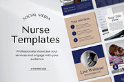 Nurse Social Media Templates, a Social Media Template by a-member.club (Thumbnail 1 of 6)