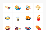 World Classic Food Icon Pack, a Duotone Icon by Prosymbols (Thumbnail 7 of 12)