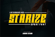 Starize - Sport Jersey, a Blackletter Font by VUNIRA (Thumbnail 1 of 6)