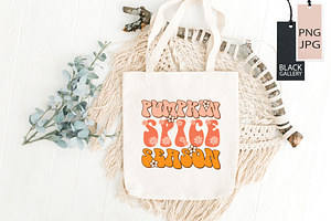 Pumpkin Spice Season PNG Sublimation