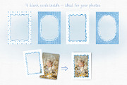 Baby Blue Watercolor Frames Set, an Object Graphic by Solo Art Original (Thumbnail 10 of 14)