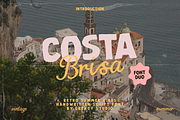 Costa Brisa – Retro Summer Font Duo, a Script Font by Creacy Studio (Thumbnail 1 of 11)