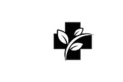 Professional medical cross with logo, an Illustration by Amazin_art (Thumbnail 5 of 21)