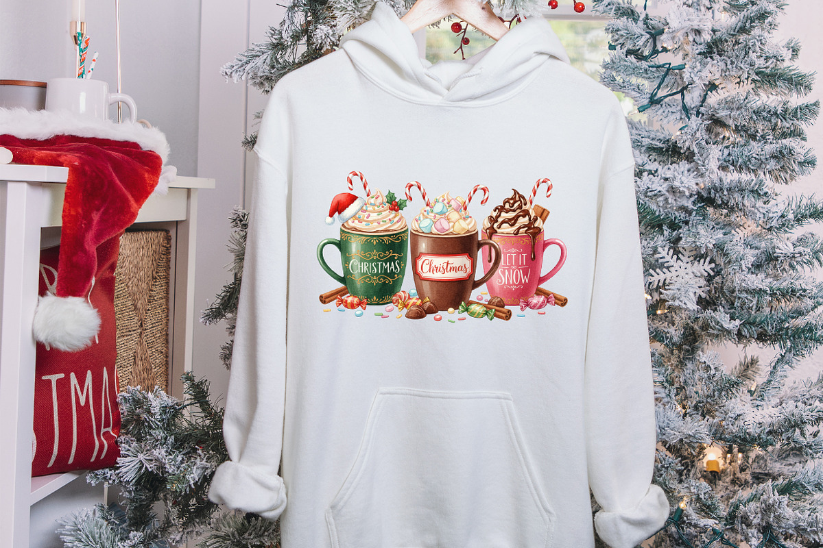 Let It Snow Christmas Coffee Png, an Illustration by designcity5 (Photo 8 of 8)
