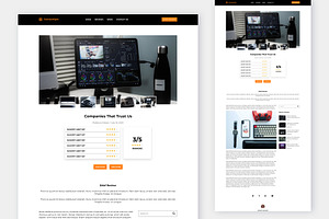 TechSpotlight - Website Template