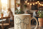 Banana Pattern Coquette Bow PNG, a Shirt Mockup by Vector Stall (Thumbnail 11 of 16)