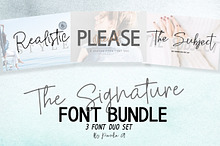 The Signature Font Bundle