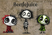 Halloween cartoon Beetlejuice., a Person Illustration by KENO Mascots (Thumbnail 8 of 10)