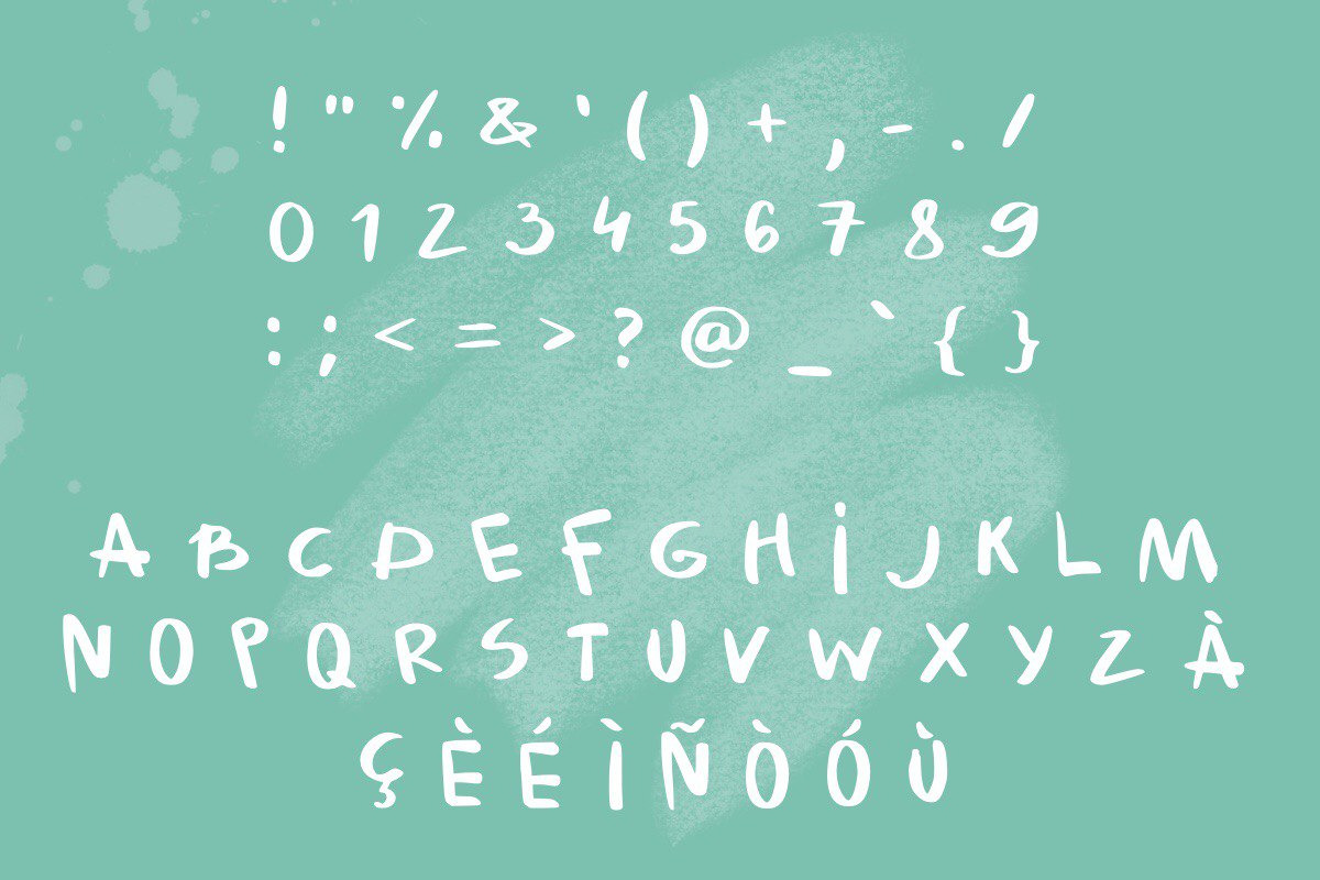 Italian handwritten font, a Handwritten Font by Solart (Photo 7 of 8)