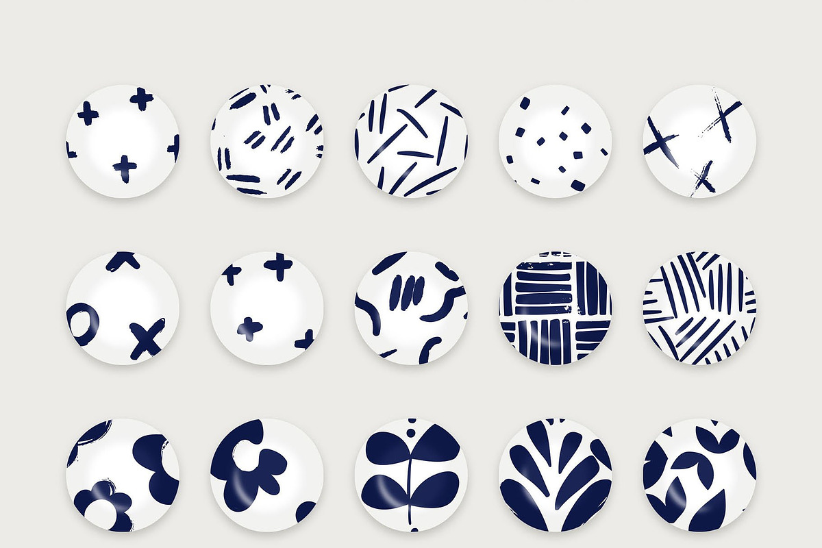 Hand Drawn Floral, Geo, & Abstract, a Texture Illustration by 7th Avenue Designs (Photo 33 of 54)