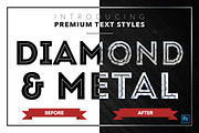 Diamond & Metal #2 - 16 Text Styles, a Layer Style Add-On by Jonas Stensgaard (Thumbnail 18 of 19)