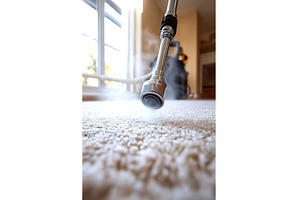 Deep cleaning carpets with steam, a Technology Photo by Lermont51
