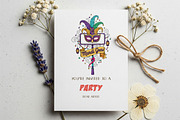 Mardi Gras Hand-drawn PNG Bundle, an Object Illustration by GlitterCraft (Thumbnail 56 of 101)