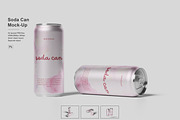 Soda Can Mockup, a Product Mockup by Pexelcorner (Thumbnail 1 of 5)