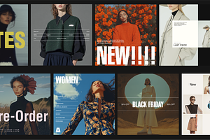 Fashion Pulse | 50 Canva Templates, a Social Media Template by By Arkadë