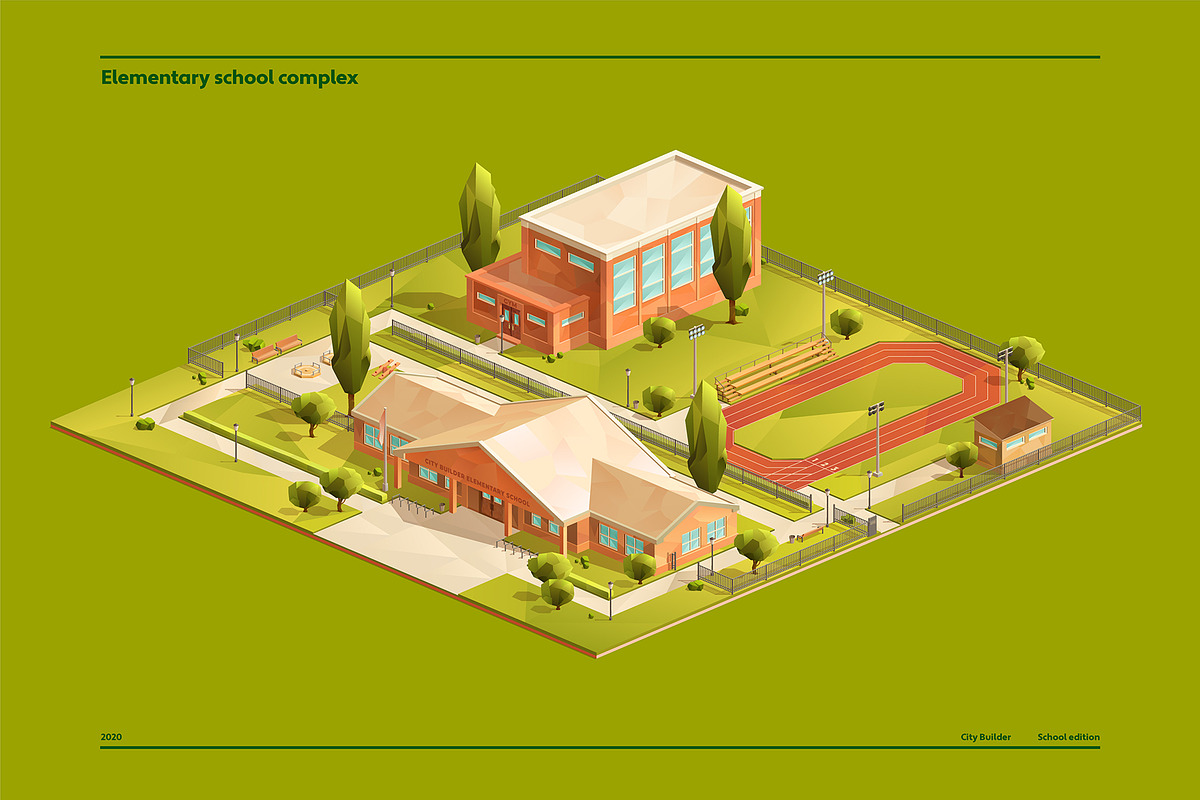 Schools City builder, an Education Illustration by blauananas (Photo 9 of 21)