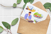 Man thinking about future purchases, a Person Illustration by Good Studio (Thumbnail 2 of 3)