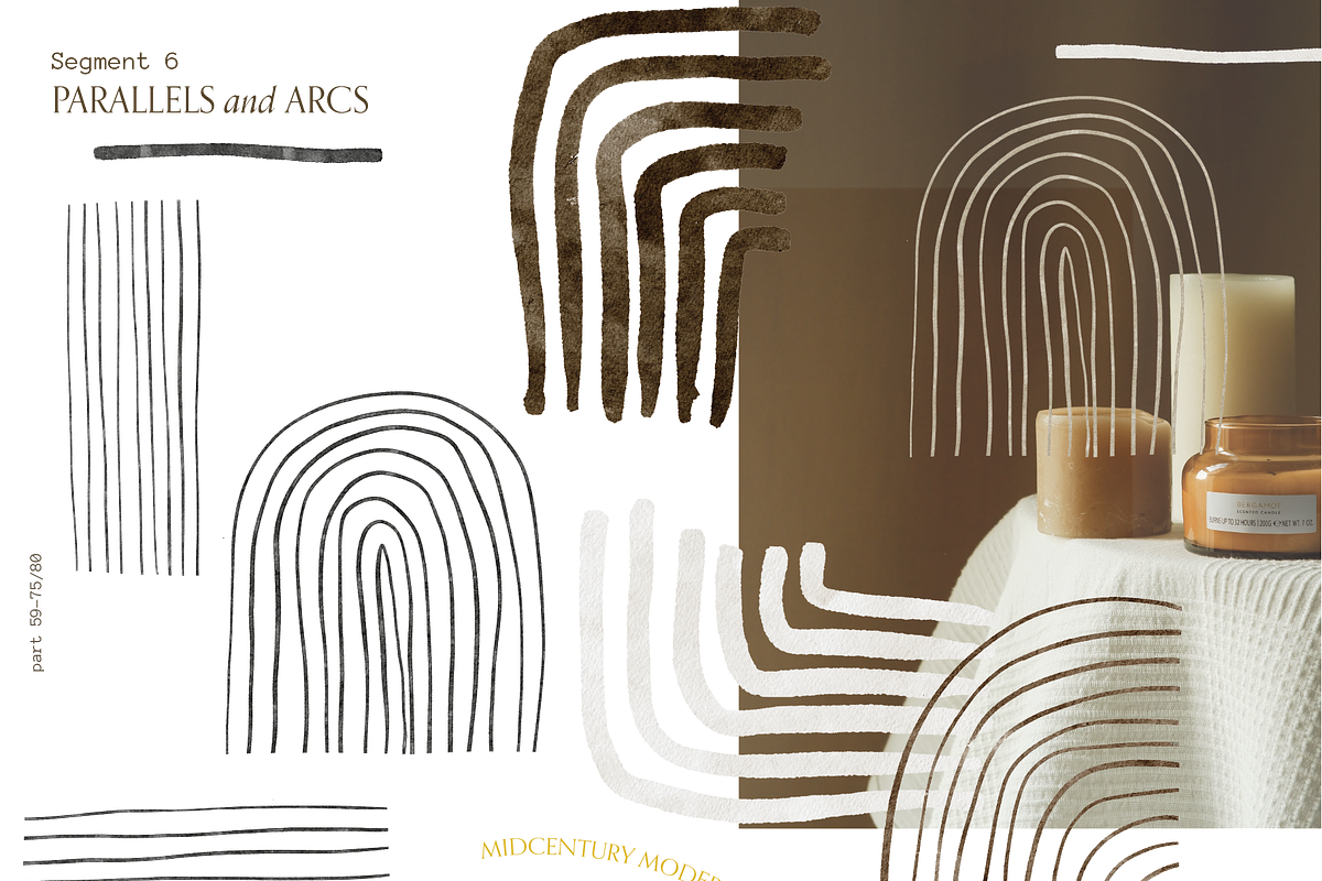Midcentury Modern Neutral Abstracts, an Illustration by Ines Beatriz (Photo 9 of 10)