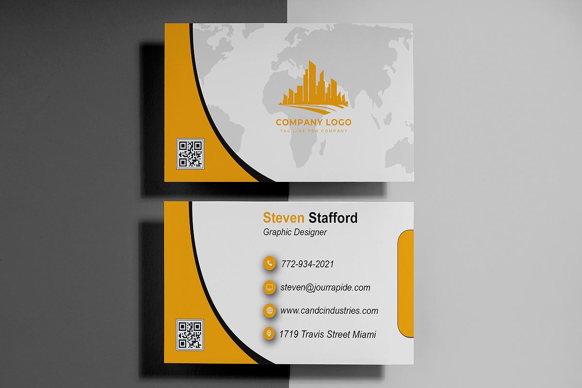 Simple Business Card PSD preview 2