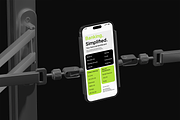 iPhone App UI Screen Mockup, an iPhone Mockup by Bartama Graphic (Thumbnail 2 of 5)