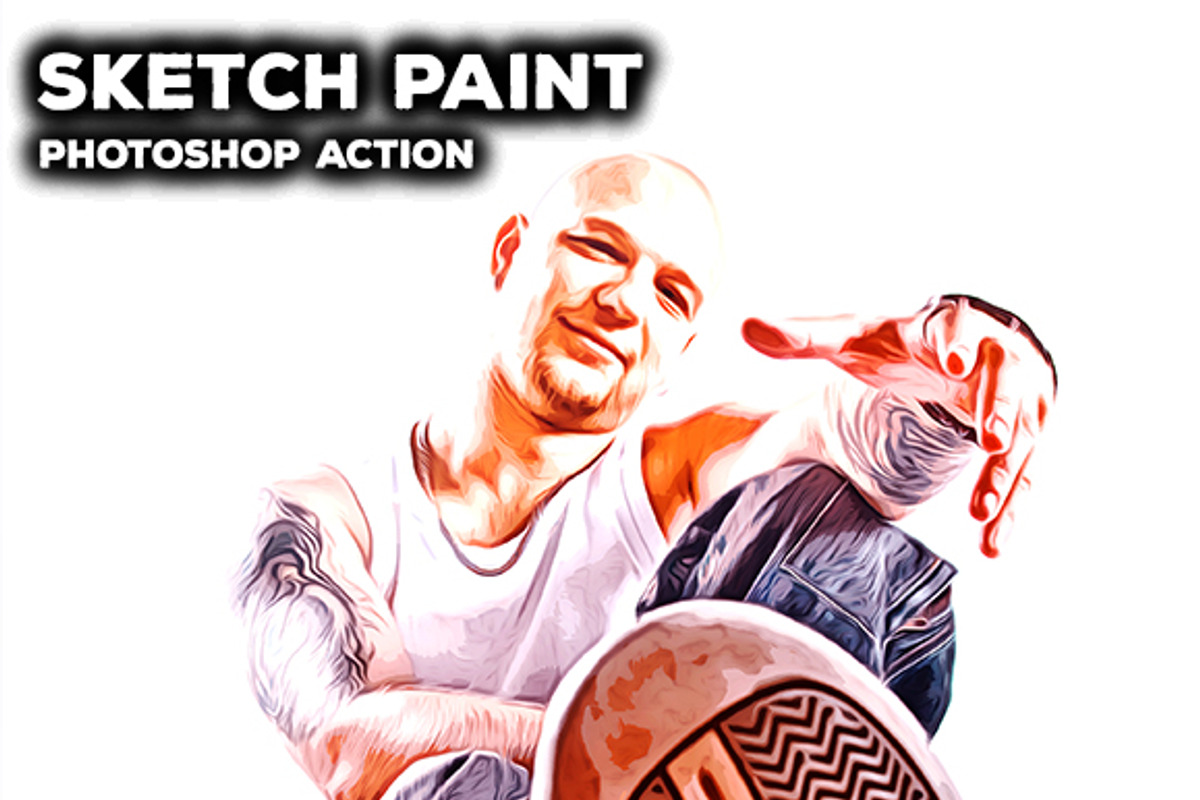 Sketch Paint - Photoshop Action, an Action Add-On by Lightdesigns (Photo 3 of 4)