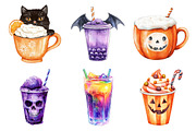 Halloween Drinks Cuties Clipart, an Illustration by Daily.Designs (Thumbnail 2 of 5)
