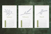 2025 Wall Calendar Handmade Flowers, a Stationery Template by Boris Cupac (Thumbnail 2 of 5)