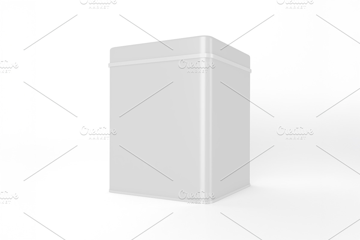 Metal Tin Box Mockup, a Packaging Mockup by Qaleb Studio (Photo 3 of 3)