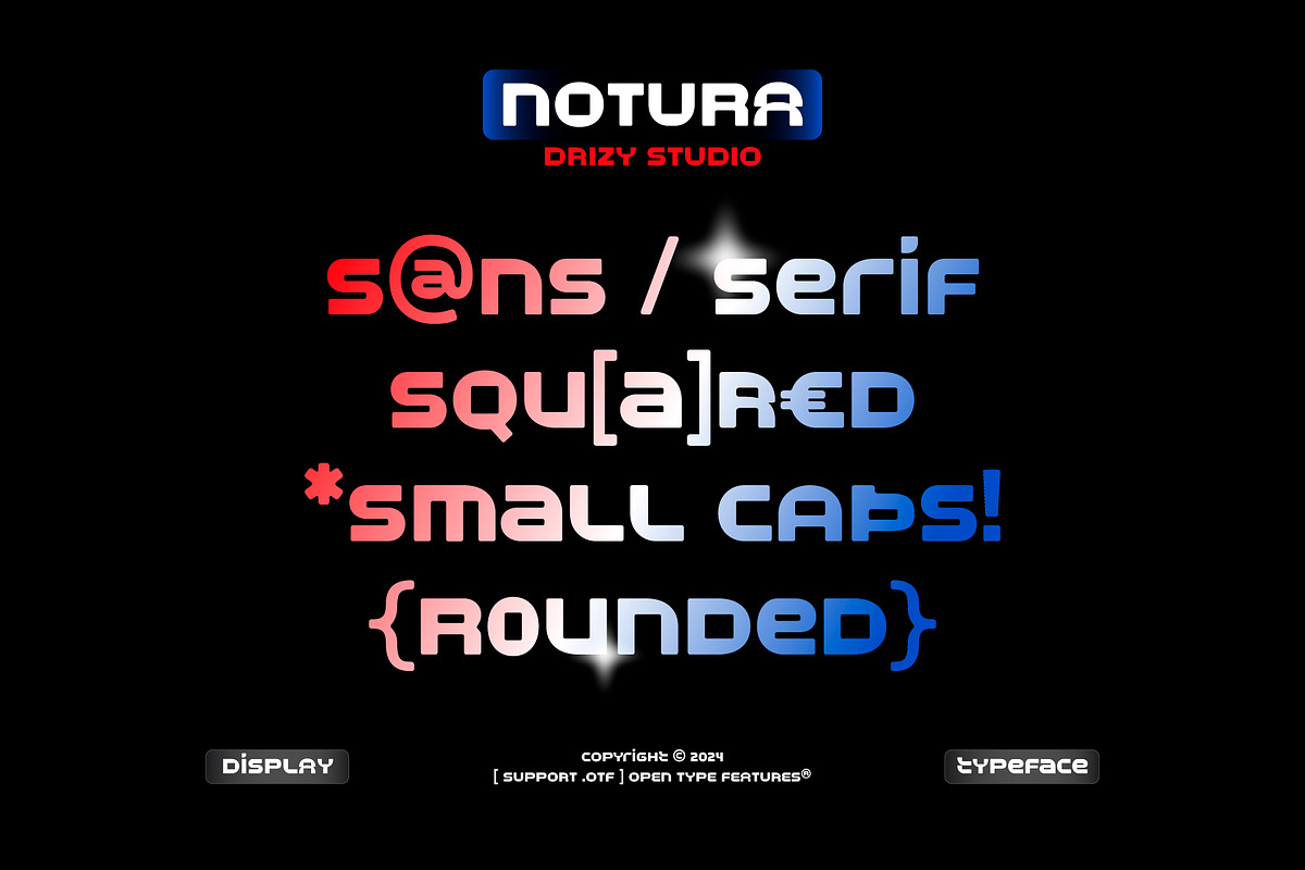 Notura – Rounded Display Sans Font, a Sans Serif Font by Drizy (Photo 2 of 10)