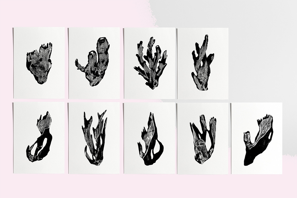 LINOCUT CORALS, an Object Graphic by Mii Lab (Photo 2 of 18)