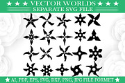Ninja Star SVG, Ninja Stars SVG, an Object Graphic by VectorWorlds (Thumbnail 1 of 3)