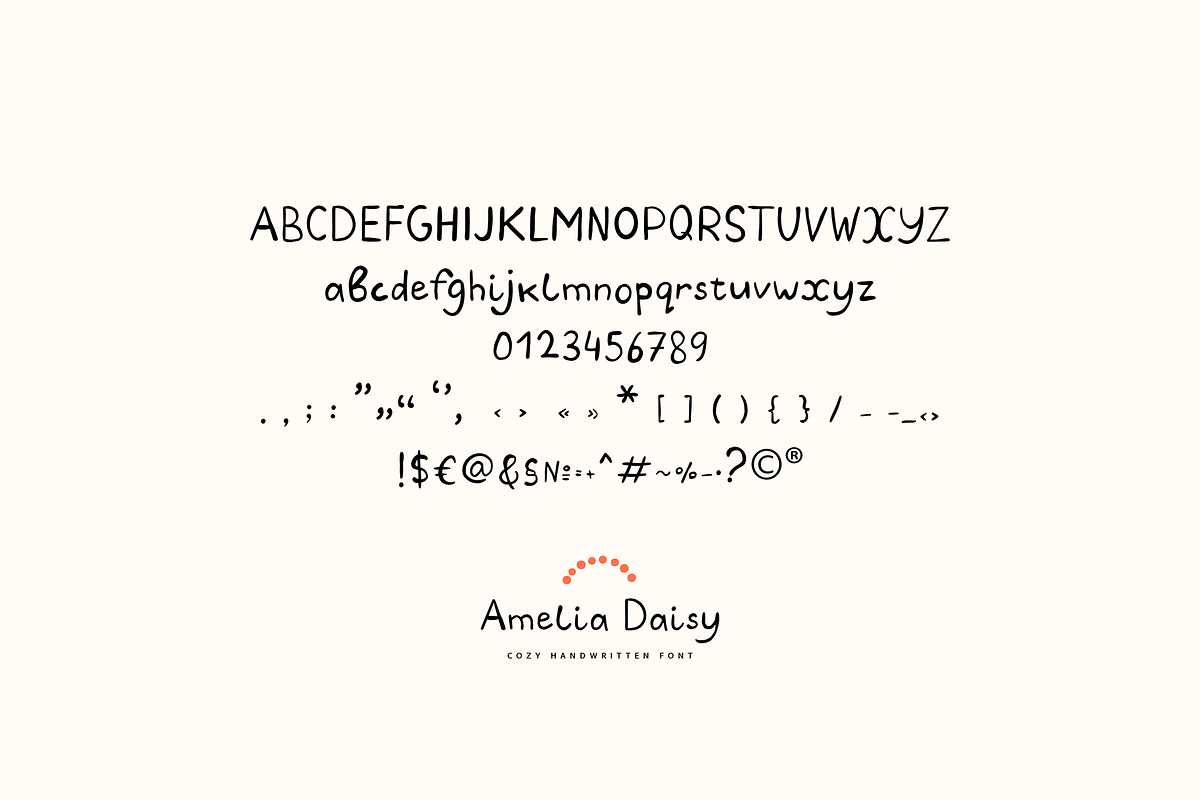 Amelia Daisy, a Script Font by gafaroff studio (Photo 5 of 6)