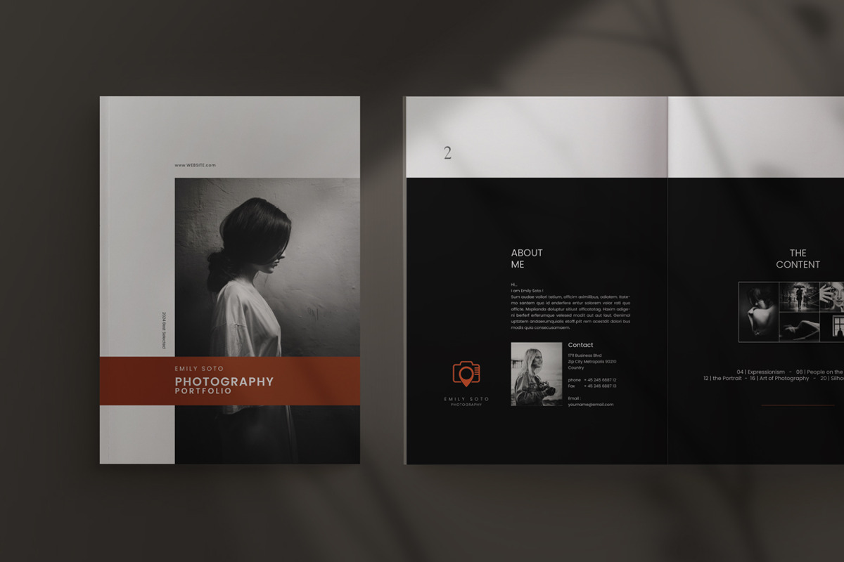 Photography Portfolio, a Brochure Template by adekfotografia (Photo 2 of 13)