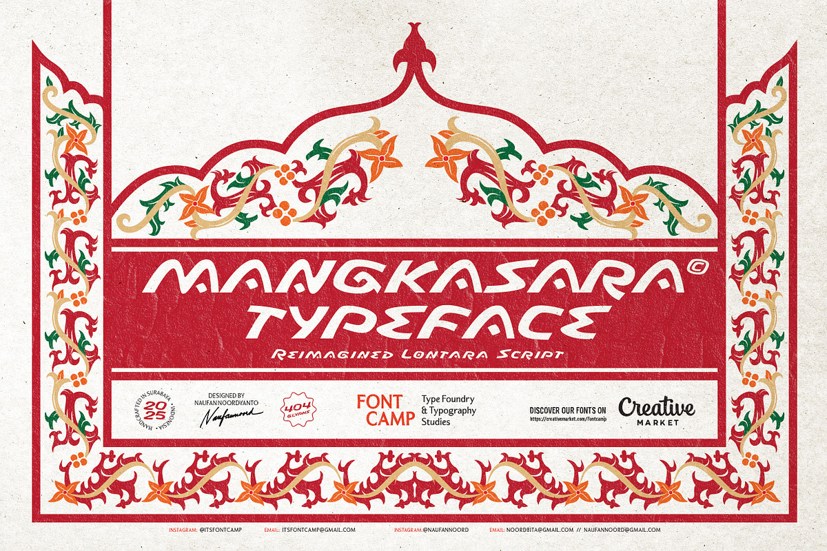 Mangkasara Font, a Font by Fontcamp Type Foundry (Photo 1 of 14)