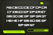 Hyper Sport - Racing Logo Font, a Sans Serif Font by Nirmana Visual (Thumbnail 12 of 17)