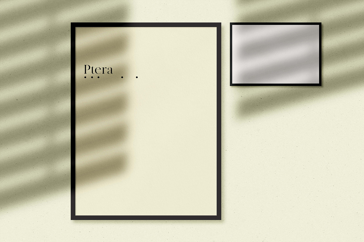 Ptera: All-in-One Poster Mockup Kit, a Print Template by Eugene Tantsurin (Photo 14 of 15)