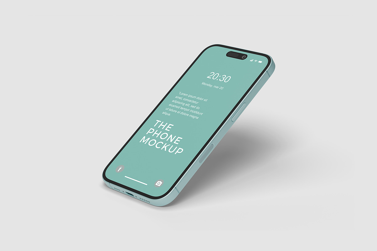 iPhone Mockup, an iPhone Mockup by Pexelcorner (Photo 3 of 5)