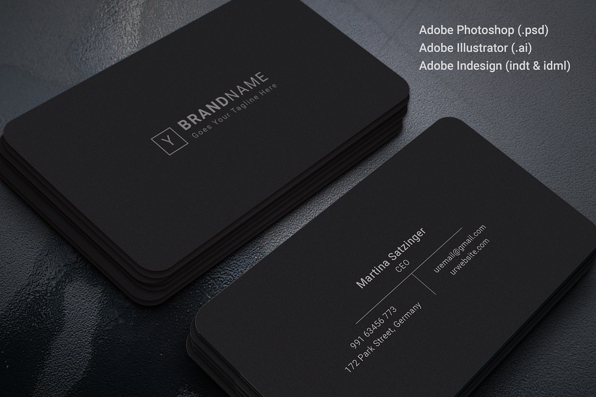 Business Card, a Business Card Template by graphicsunday (Photo 2 of 4)