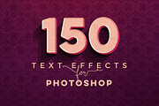 150 3D Text Effects for Photoshop preview 2