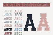 Varsity Team - College Font Bundle, a Slab Serif Font by MaxArt Foundry (Thumbnail 2 of 3)